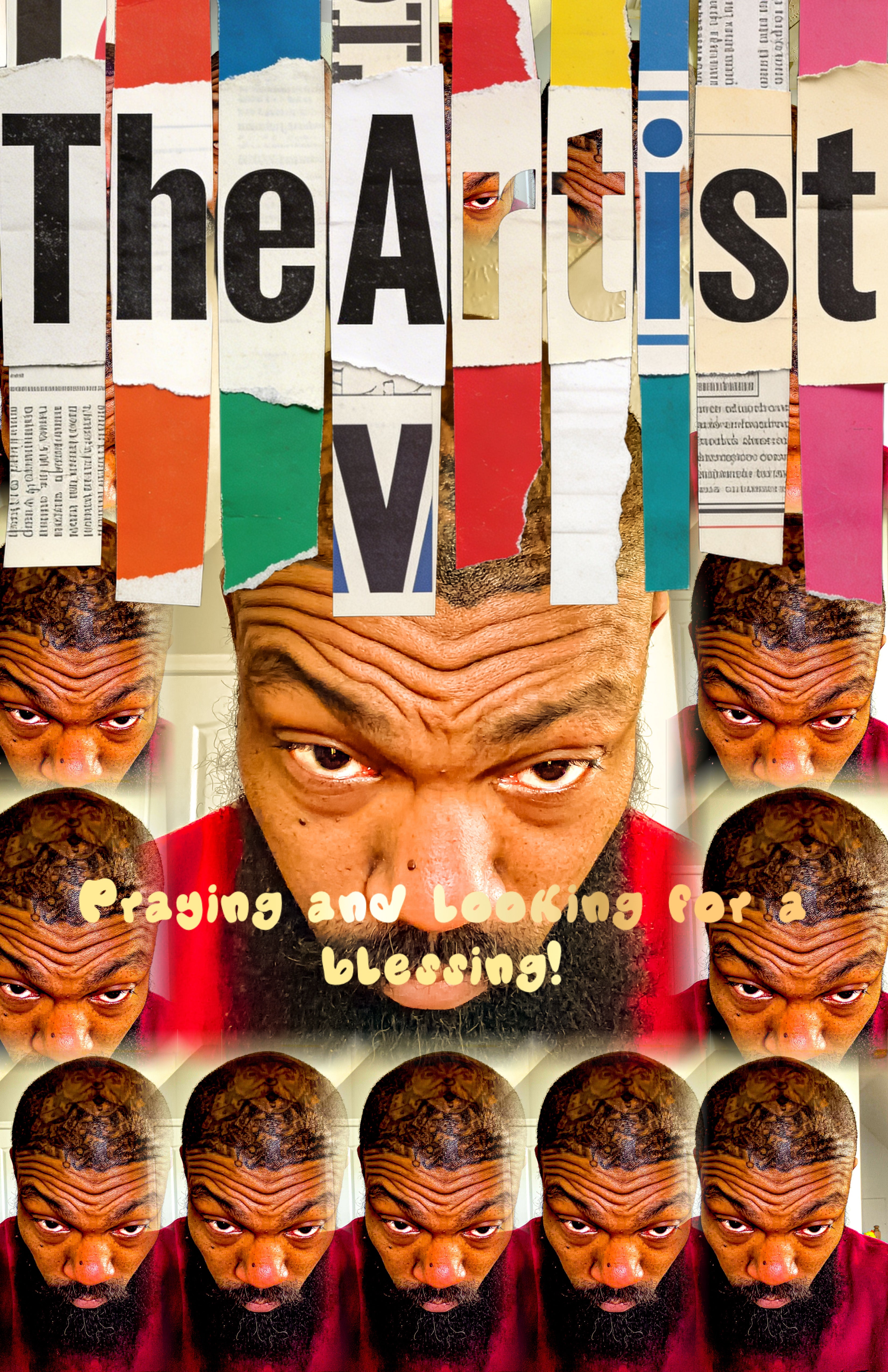Praying And Looking For A Blessing Poster