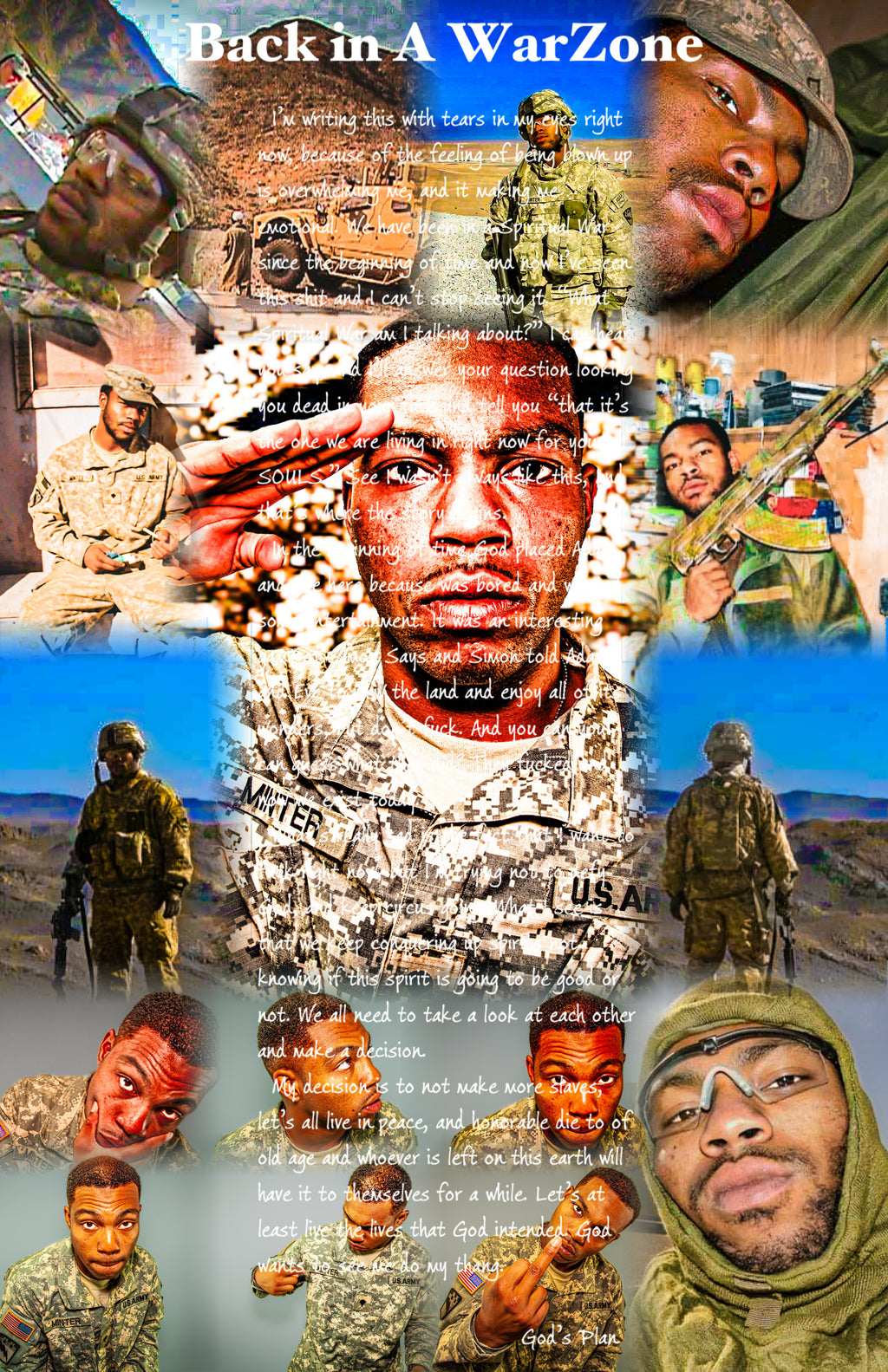 Back In A WarZone SOULS MAGAZiNe Posters