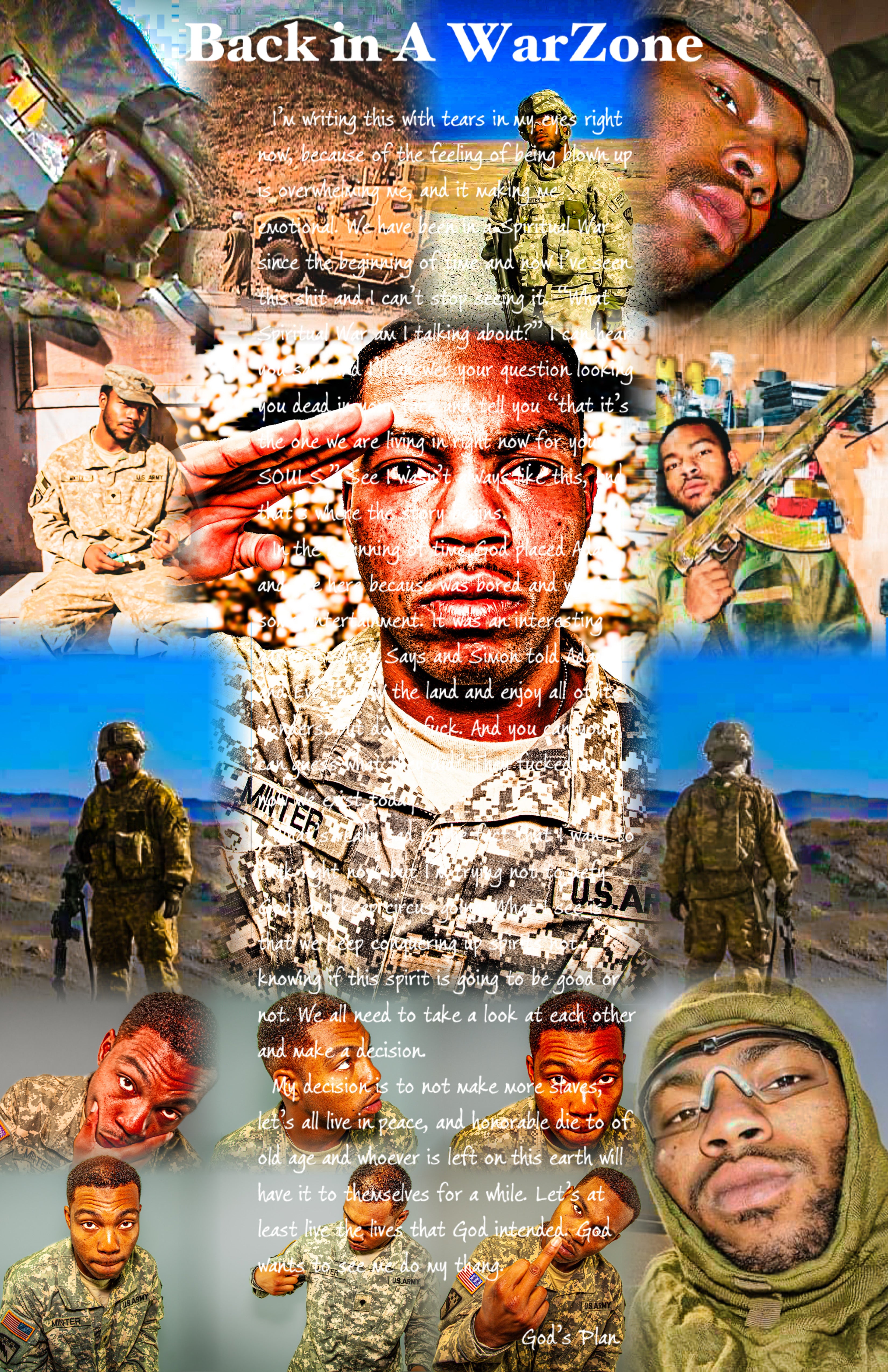 Back In A WarZone SOULS MAGAZiNe Posters