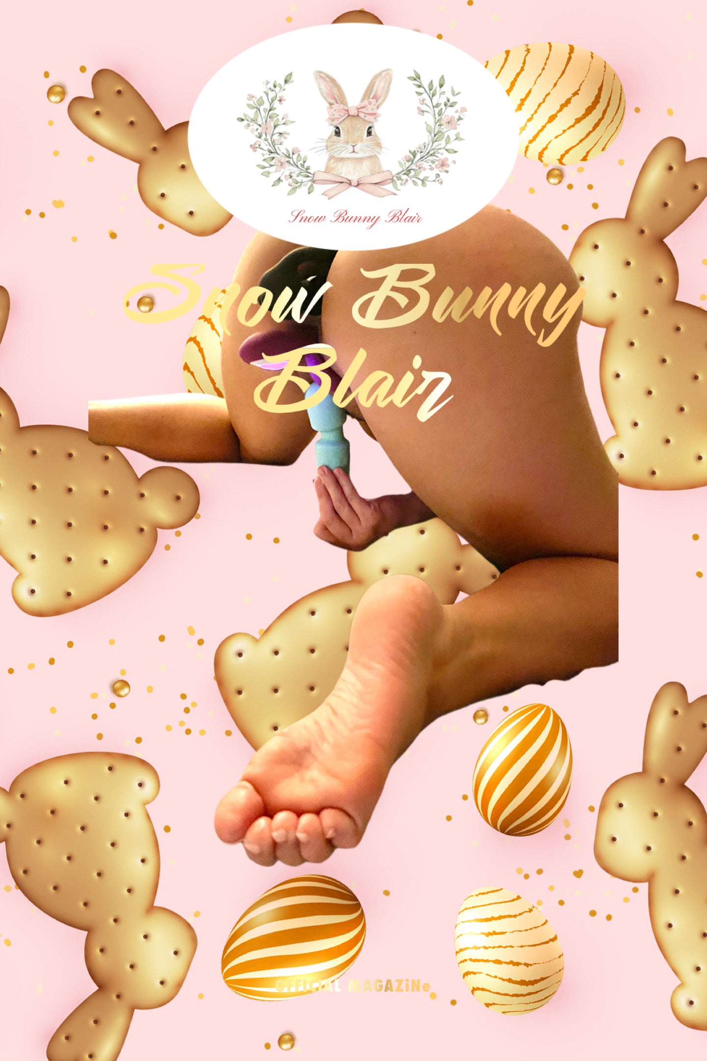 Snow Bunny Blair Caught Sleeping Poster
