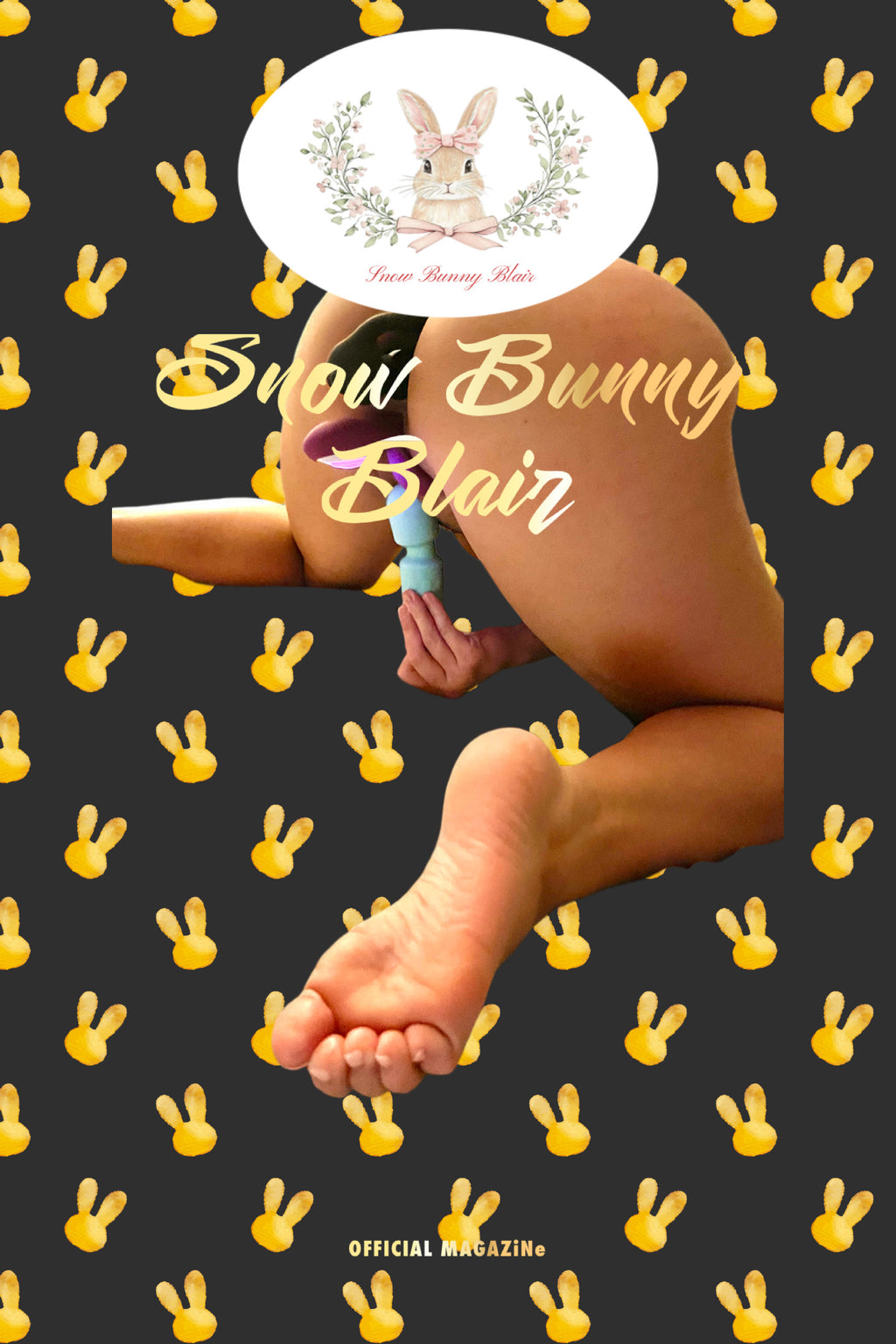 Snow Bunny Blair Caught Sleeping Poster