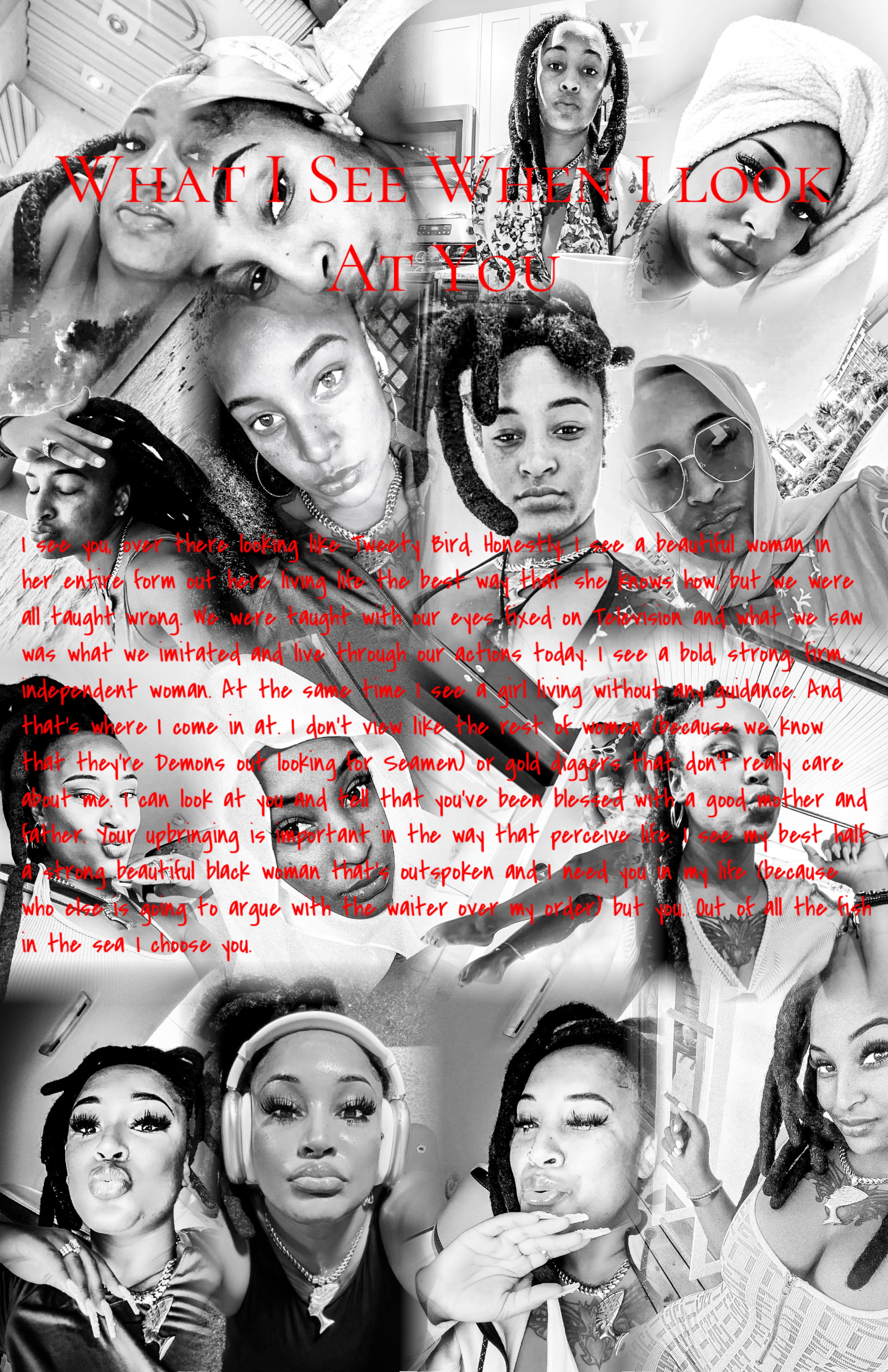 What I See When I Look At You Danielle Jenkins Poster