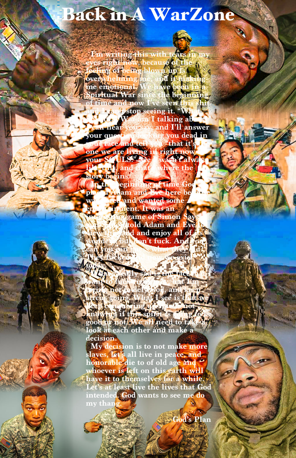 Back In A WarZone SOULS MAGAZiNe Posters