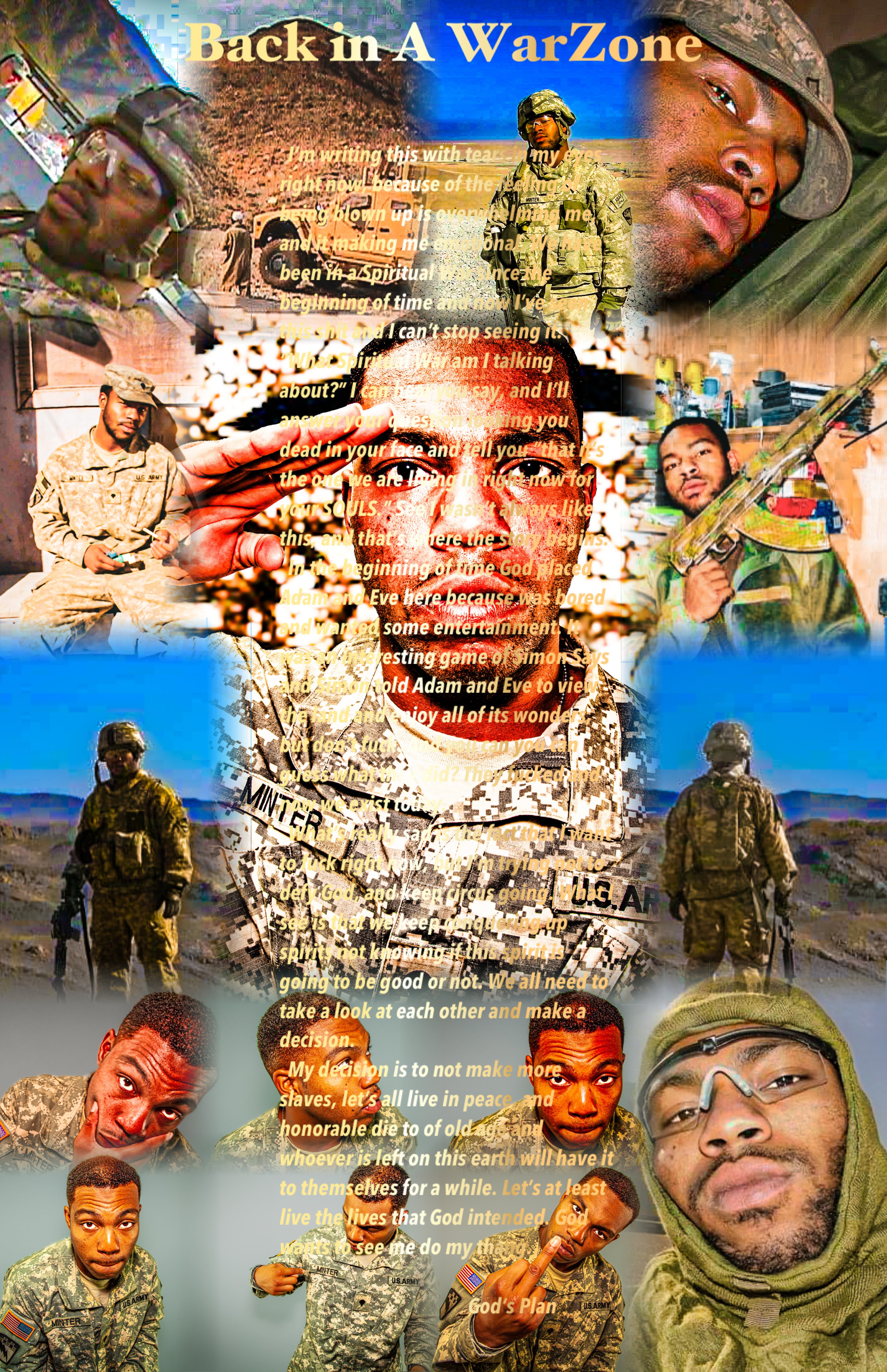 Back In A WarZone SOULS MAGAZiNe Posters