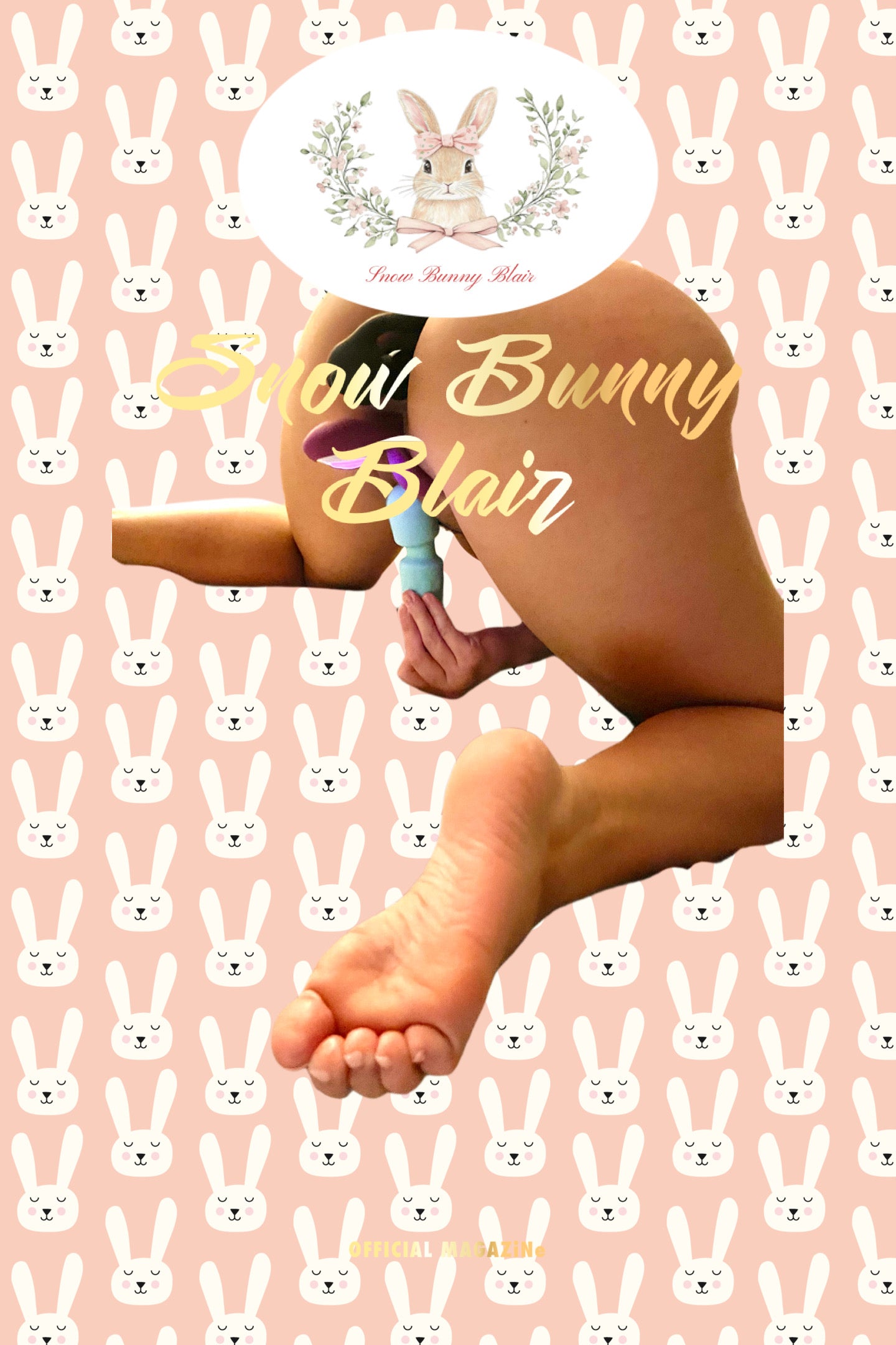 Snow Bunny Blair Caught Sleeping Poster