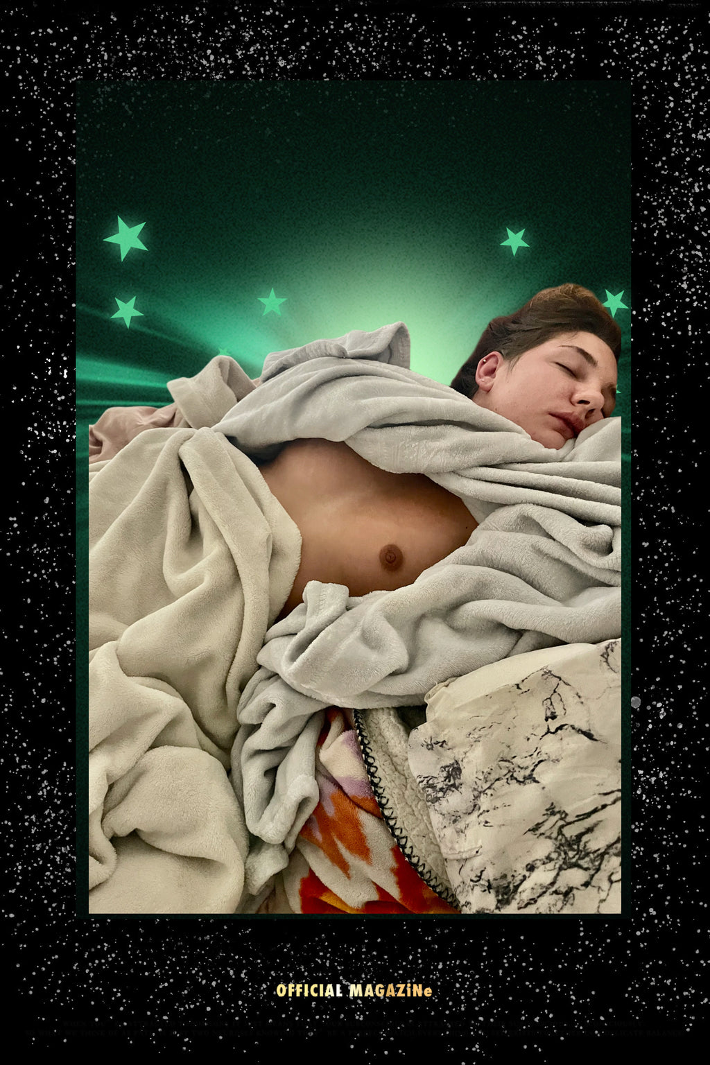 Snow Bunny Blair Caught Sleeping Poster