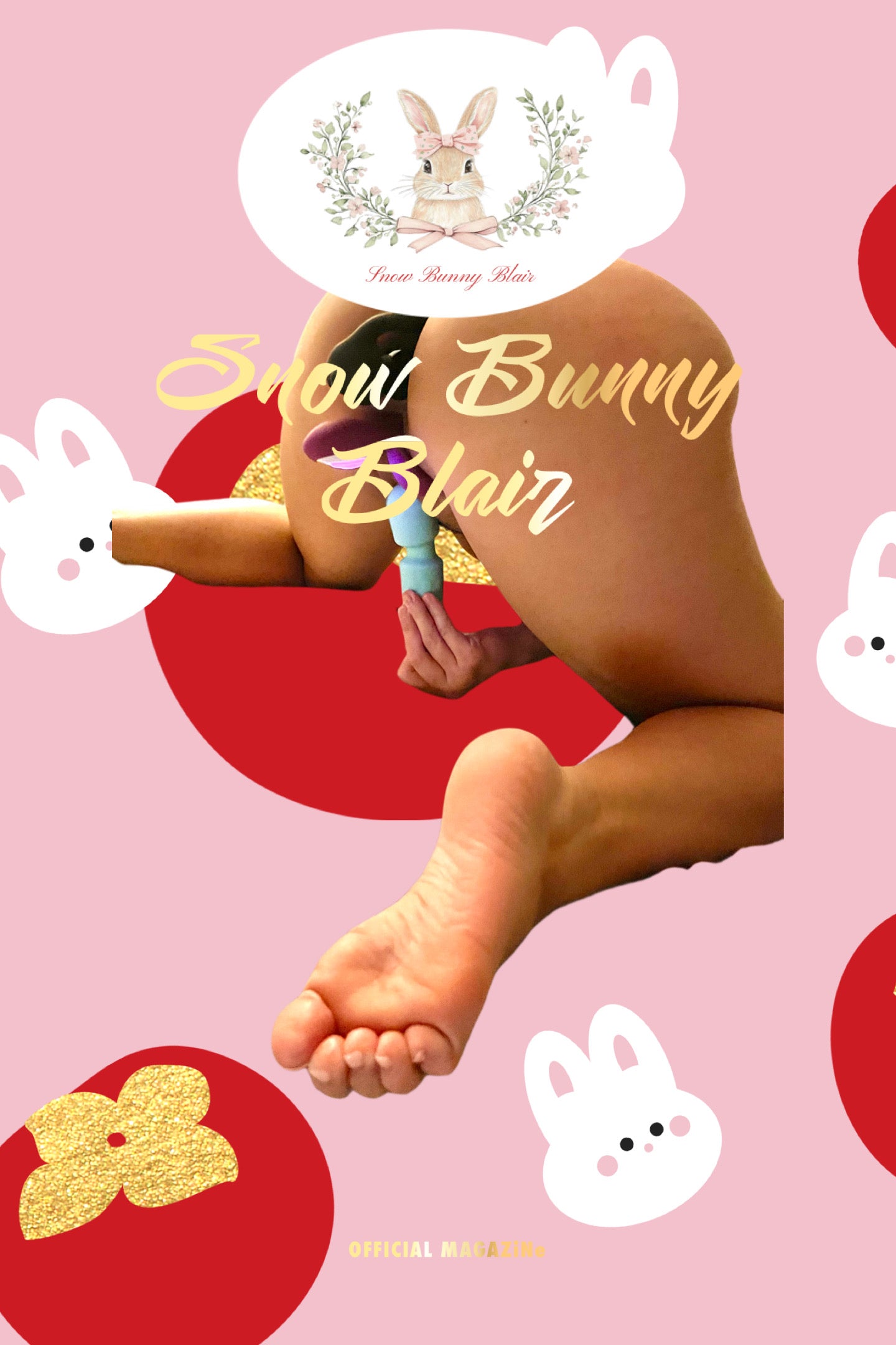 Snow Bunny Blair Caught Sleeping Poster