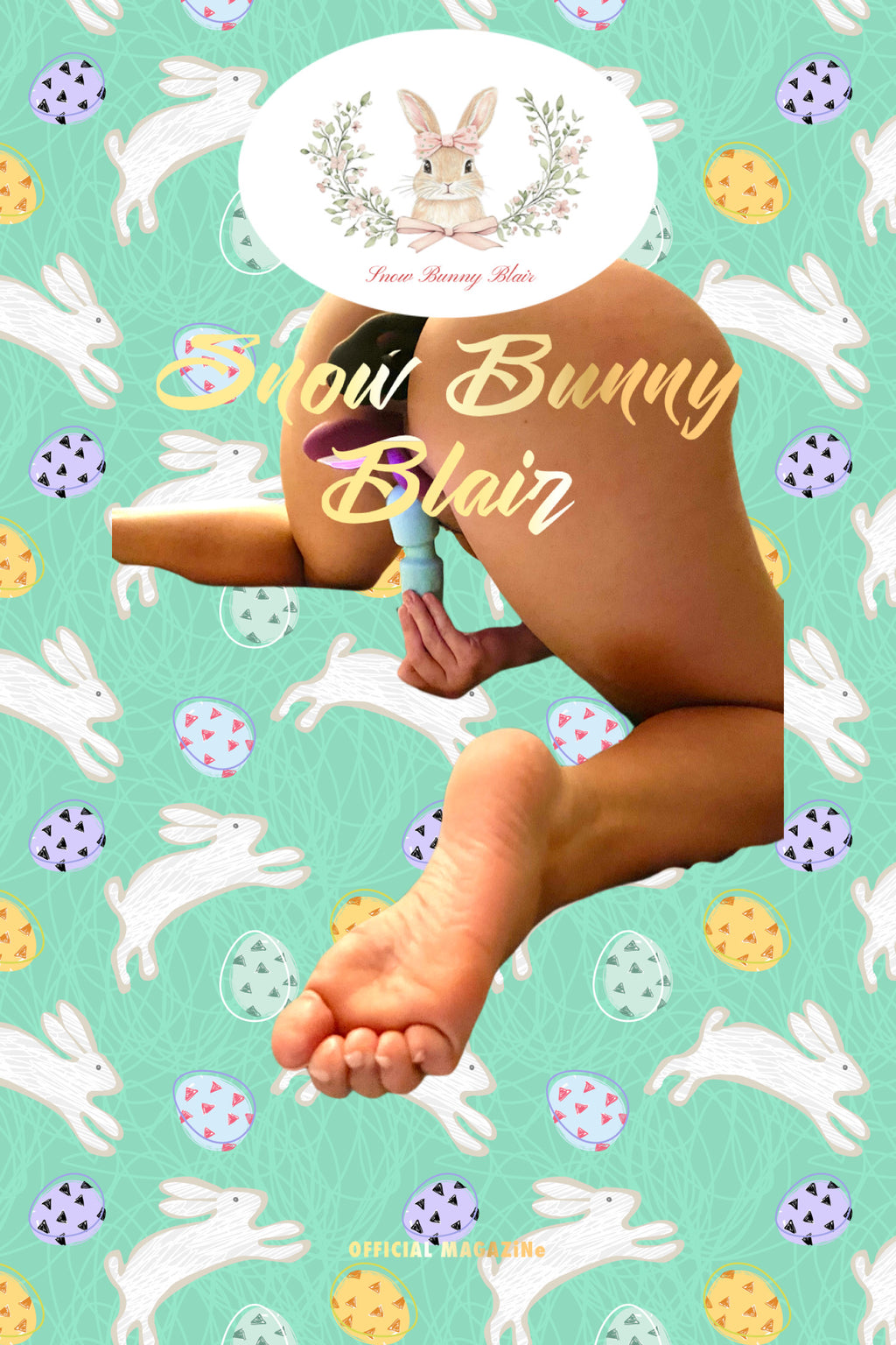 Snow Bunny Blair Caught Sleeping Poster