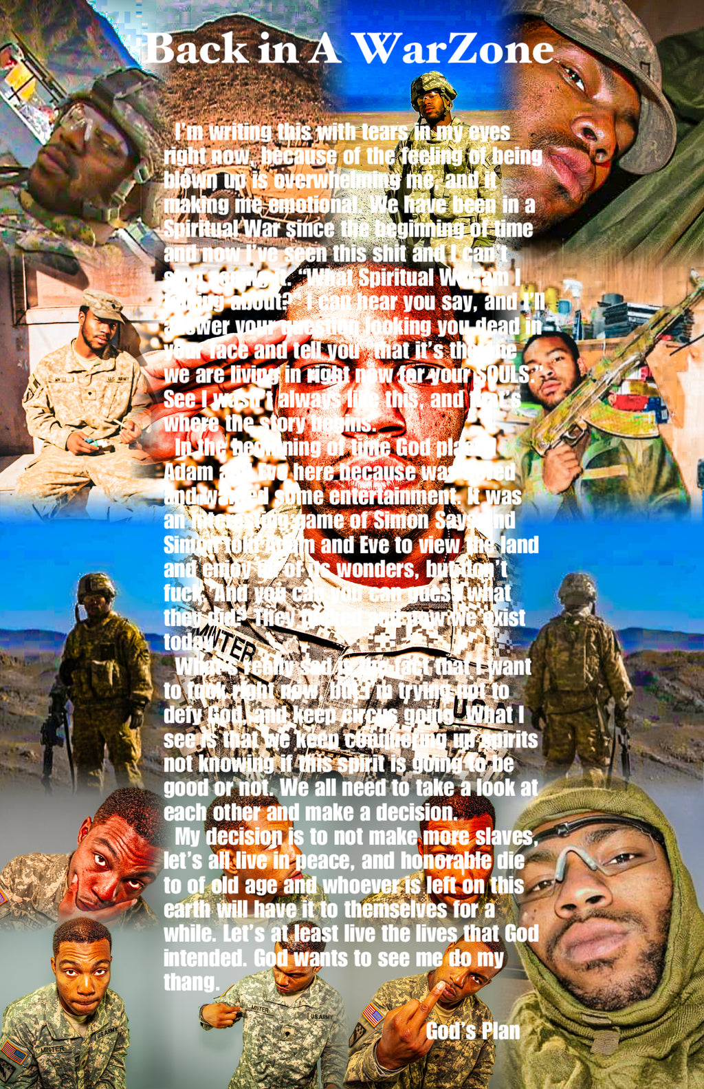 Back In A WarZone SOULS MAGAZiNe Posters