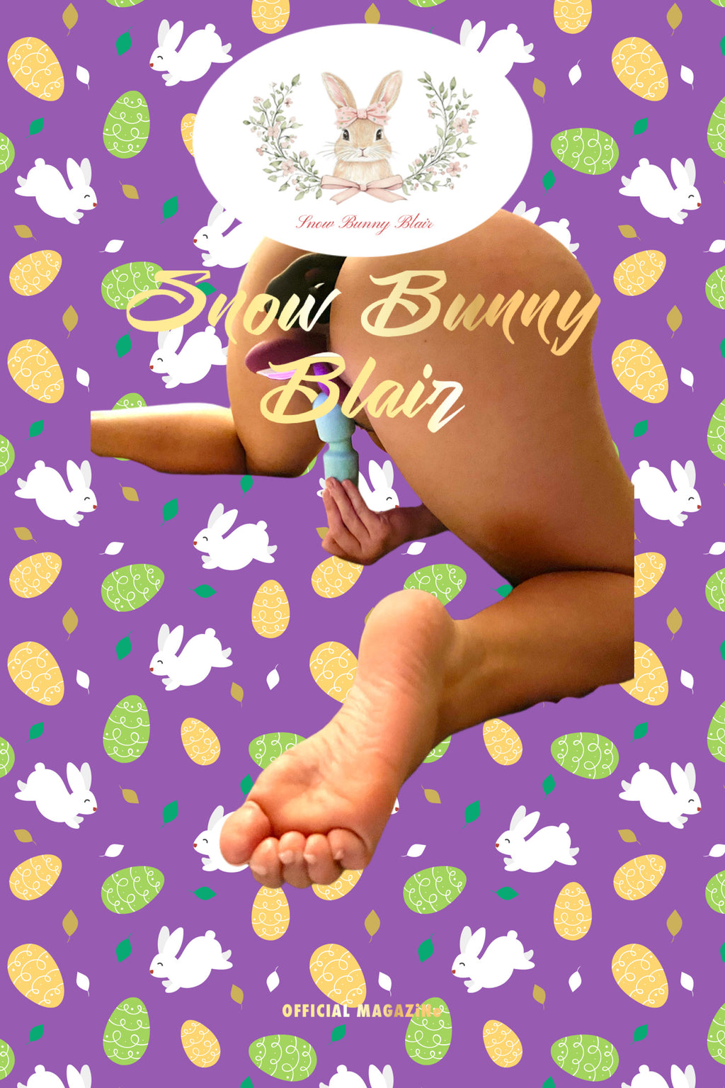 Snow Bunny Blair Caught Sleeping Poster
