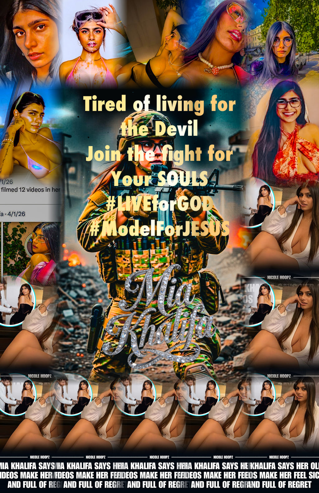 Mia Khalifa-Sinful Lifestyle -Tired Of Living For The Devil