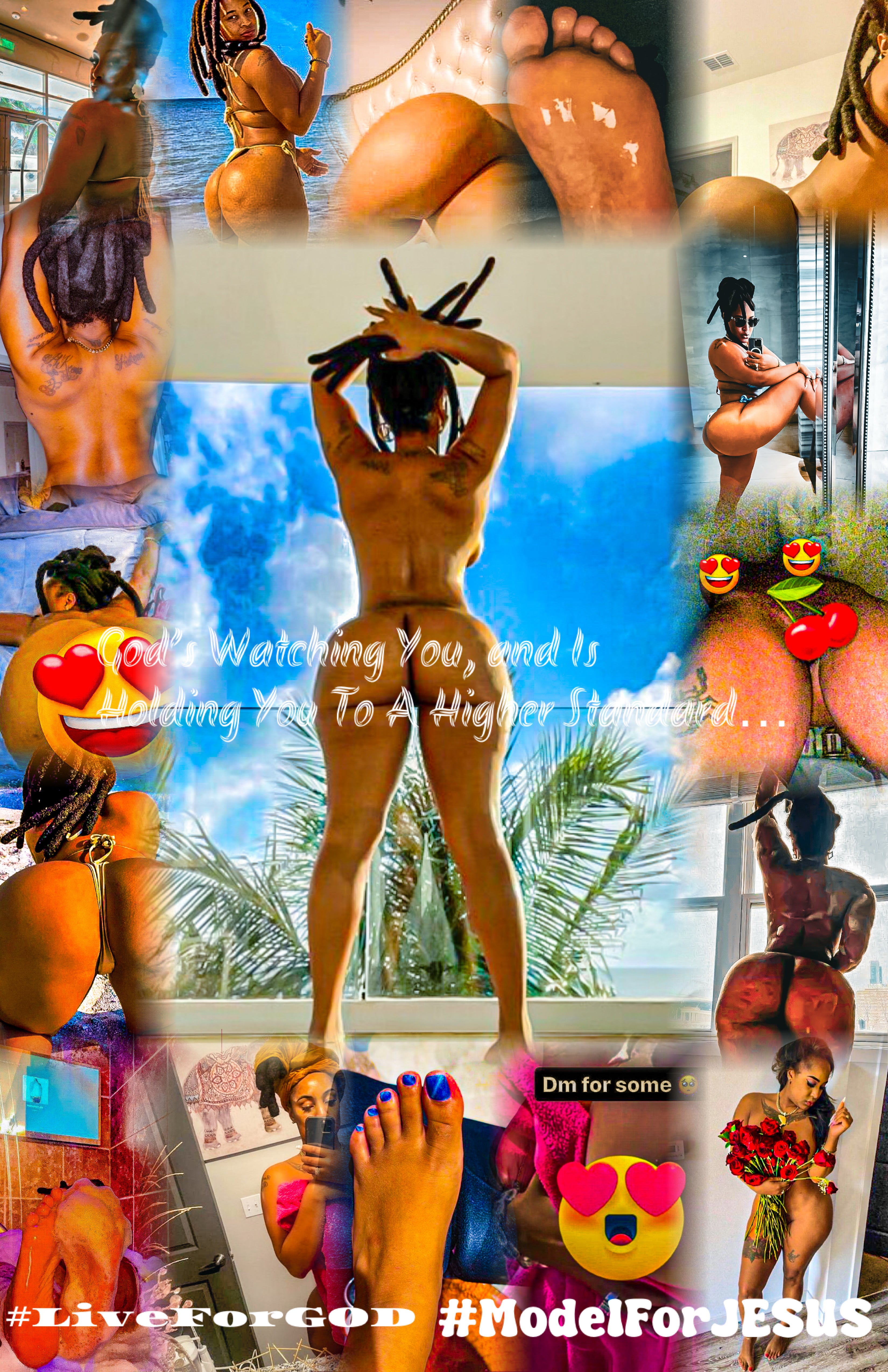 God’s Watching You and Is Holding You To A Higher Standard Poster