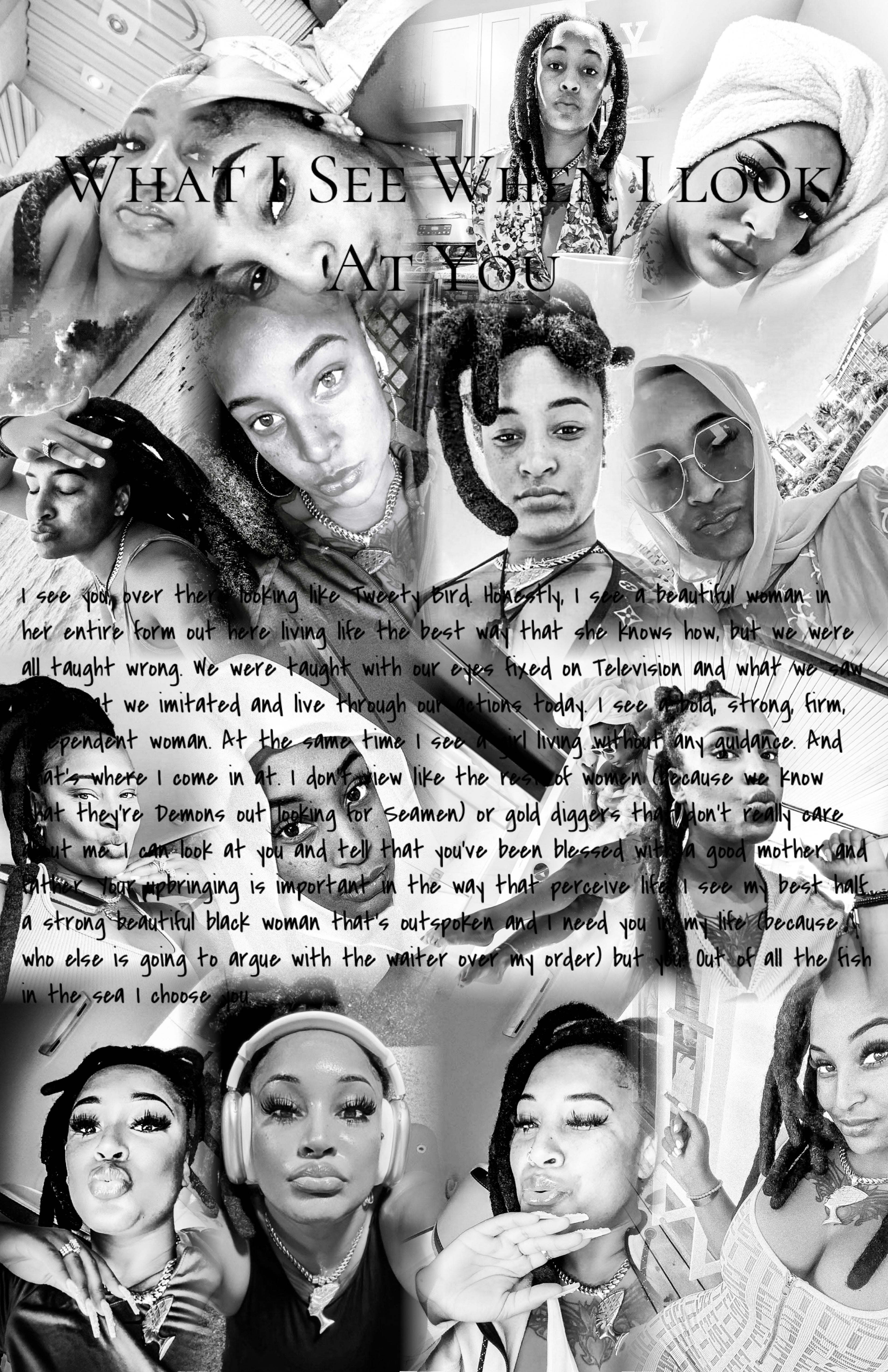 What I See When I Look At You Danielle Jenkins Poster