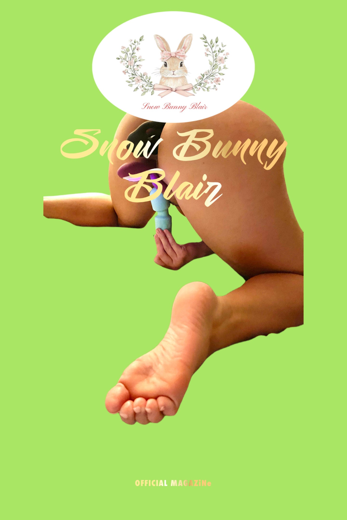 Snow Bunny Blair Caught Sleeping Poster