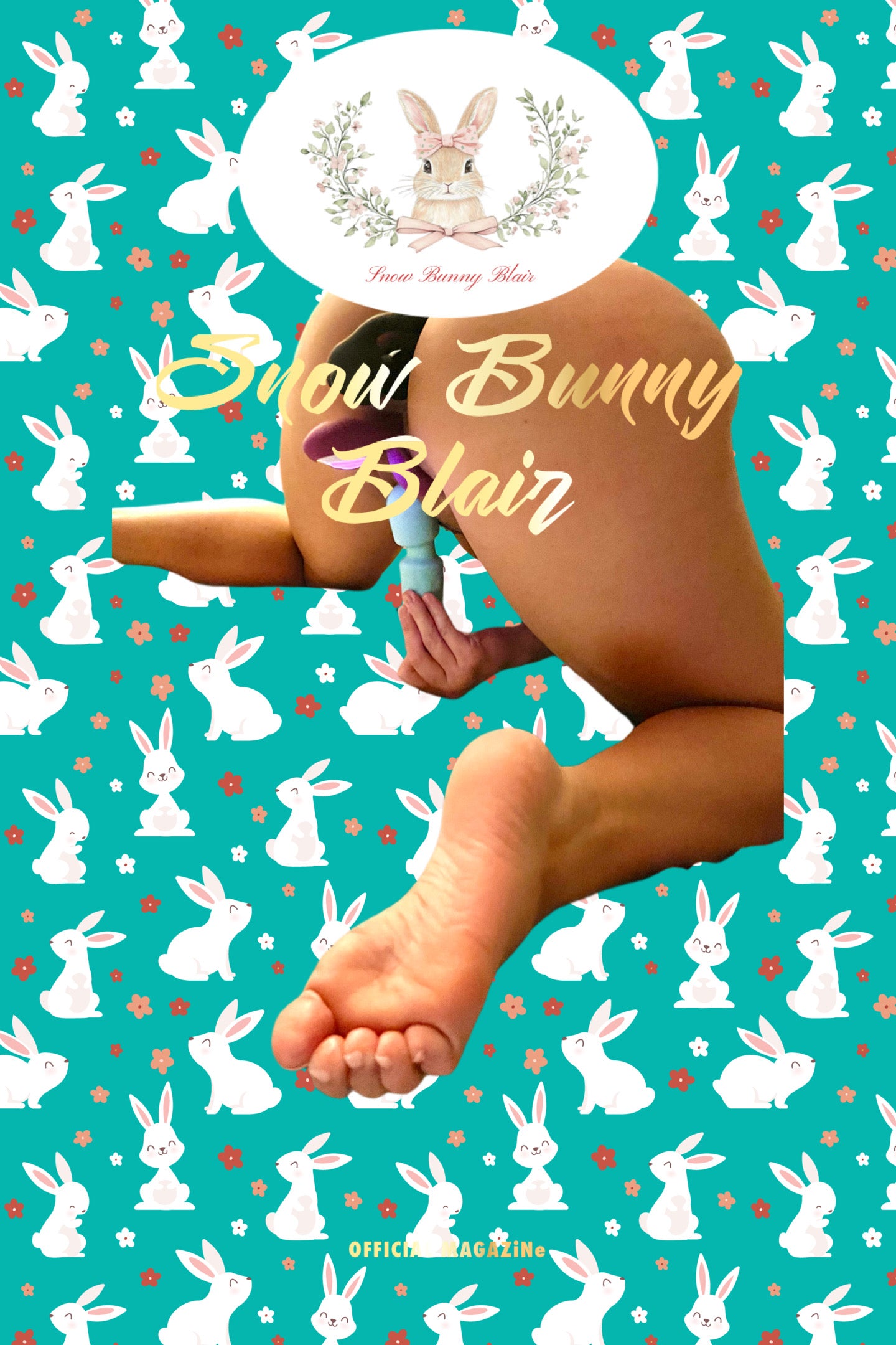 Snow Bunny Blair Caught Sleeping Poster
