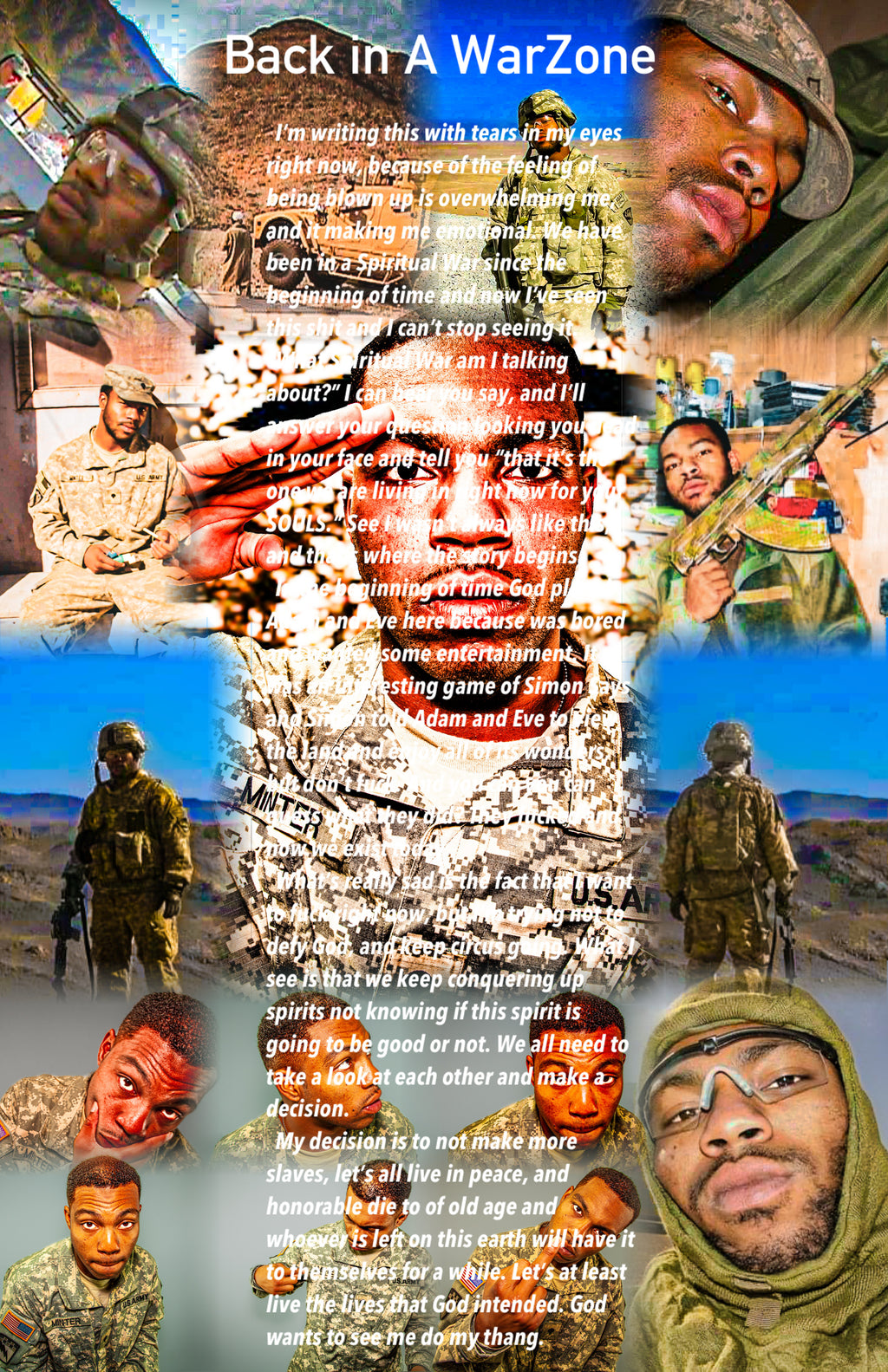 Back In A WarZone SOULS MAGAZiNe Posters