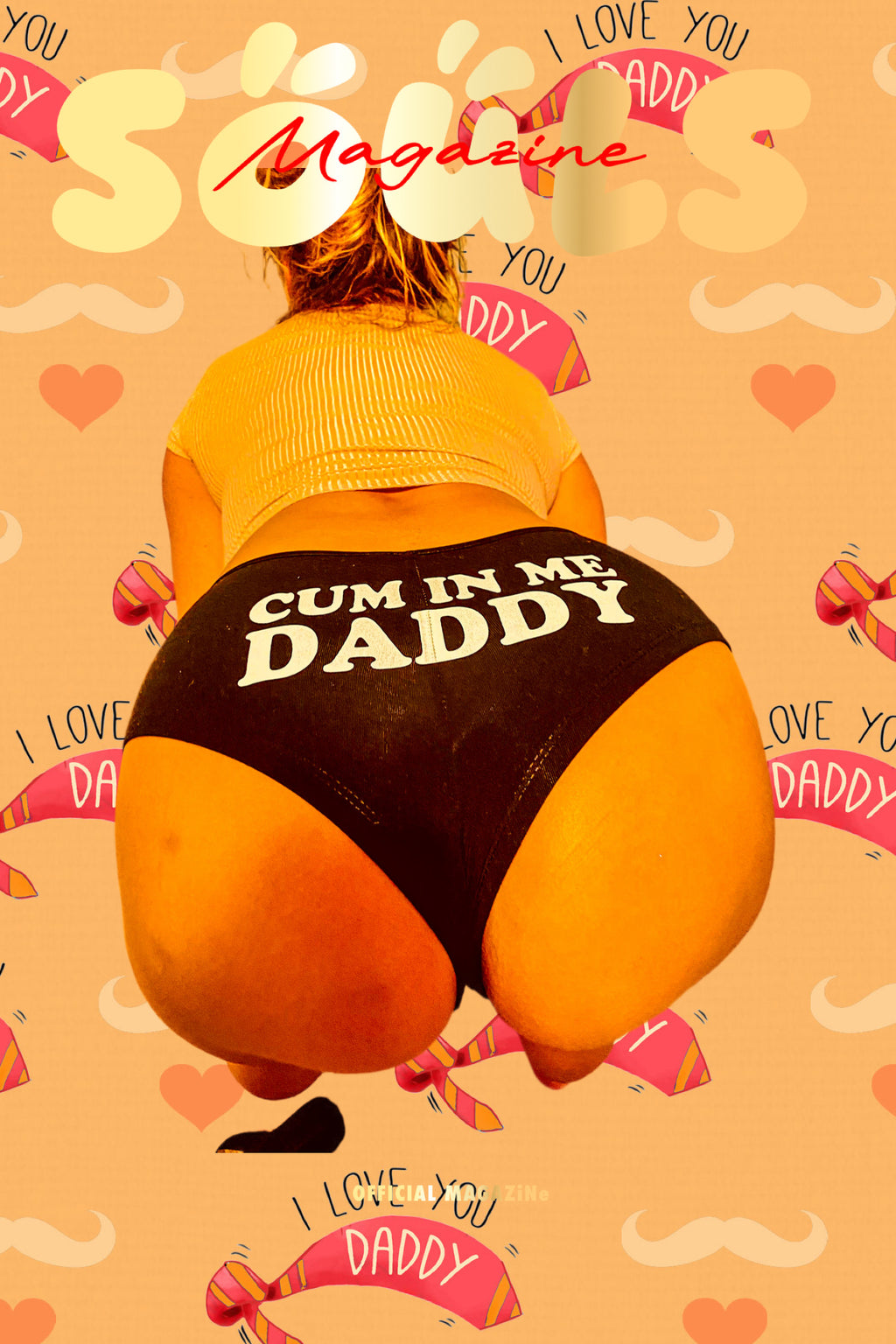 I LOVE you Daddy Snow Bunny SOULS magazine Posters