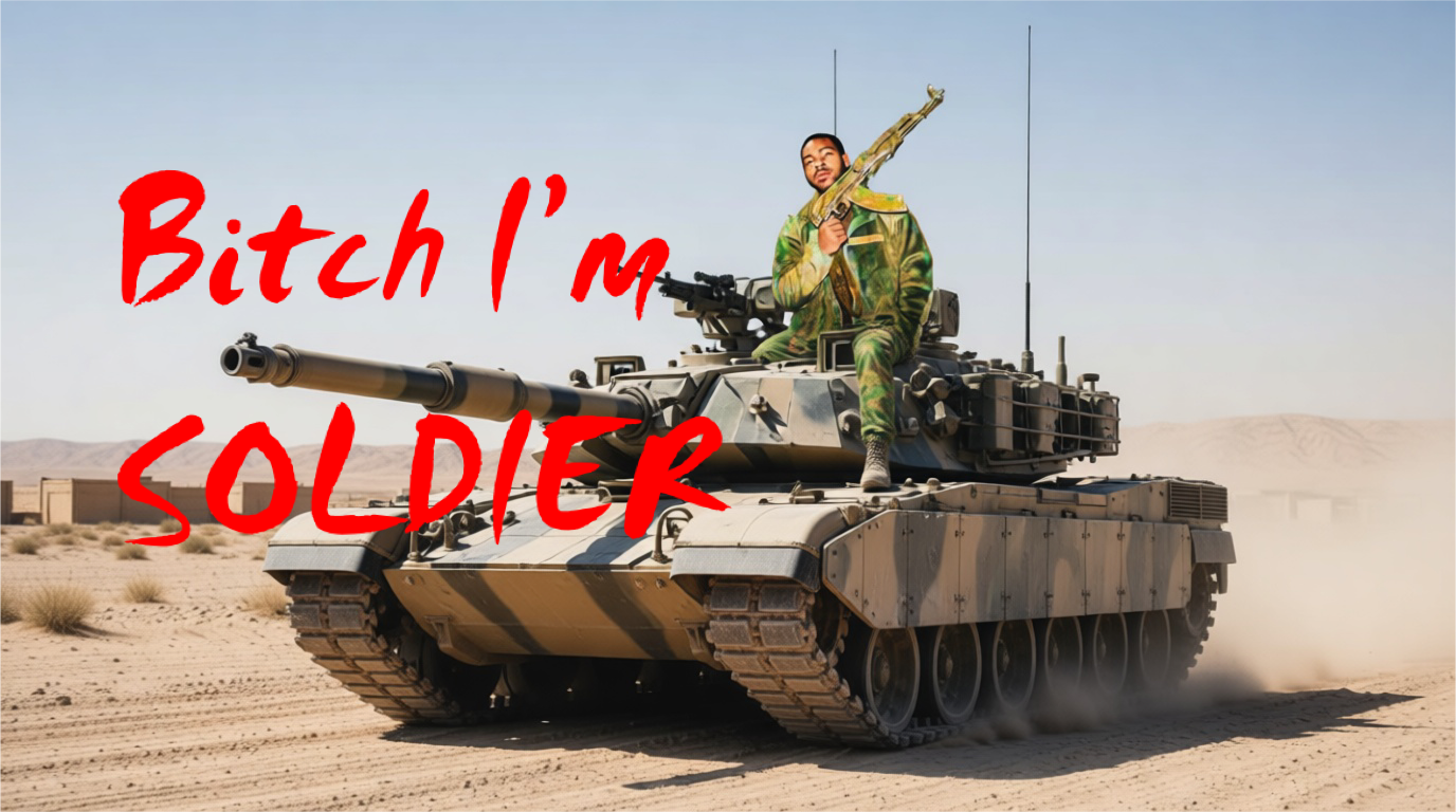 BITCH I’m A Soldier SOULS magazine Posters