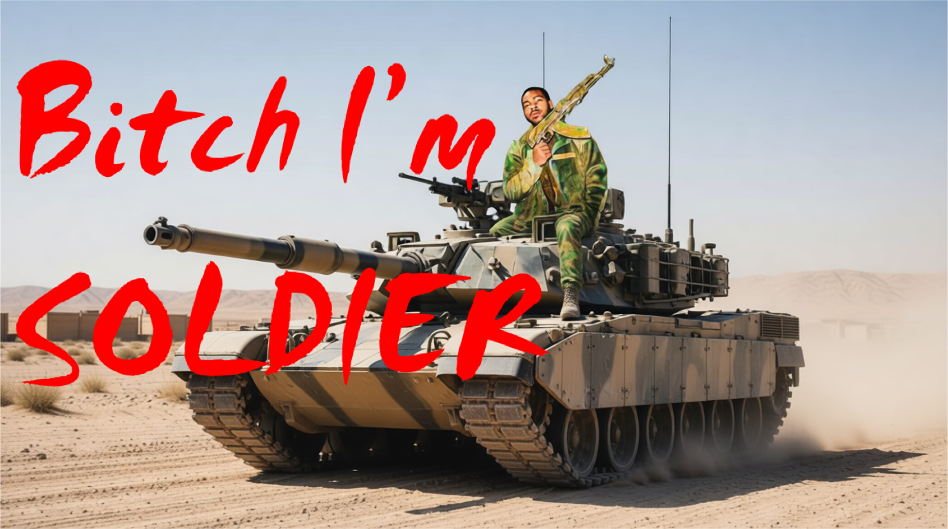 BITCH I’m A Soldier SOULS magazine Posters