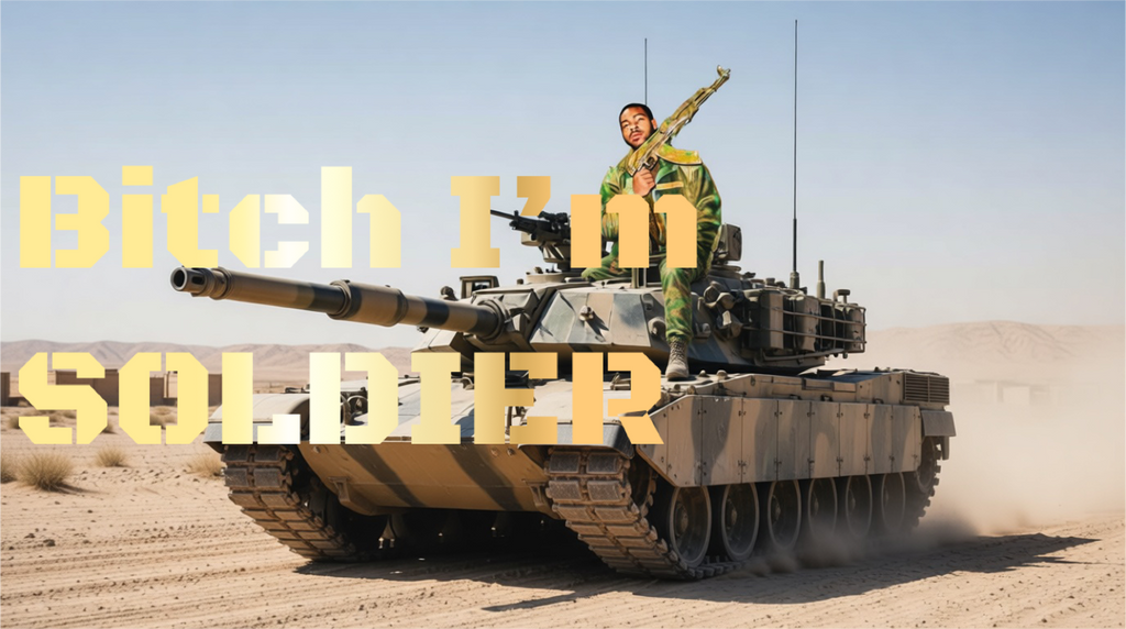 BITCH I’m A Soldier SOULS magazine Posters