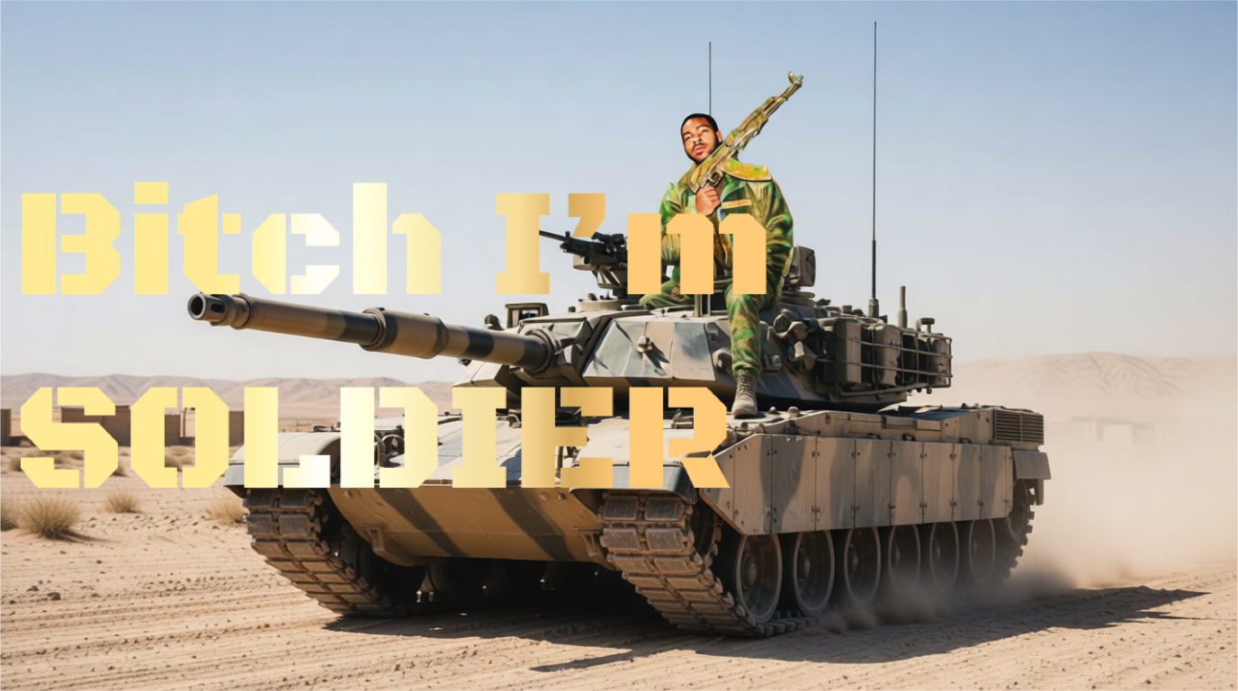 BITCH I’m A Soldier SOULS magazine Posters
