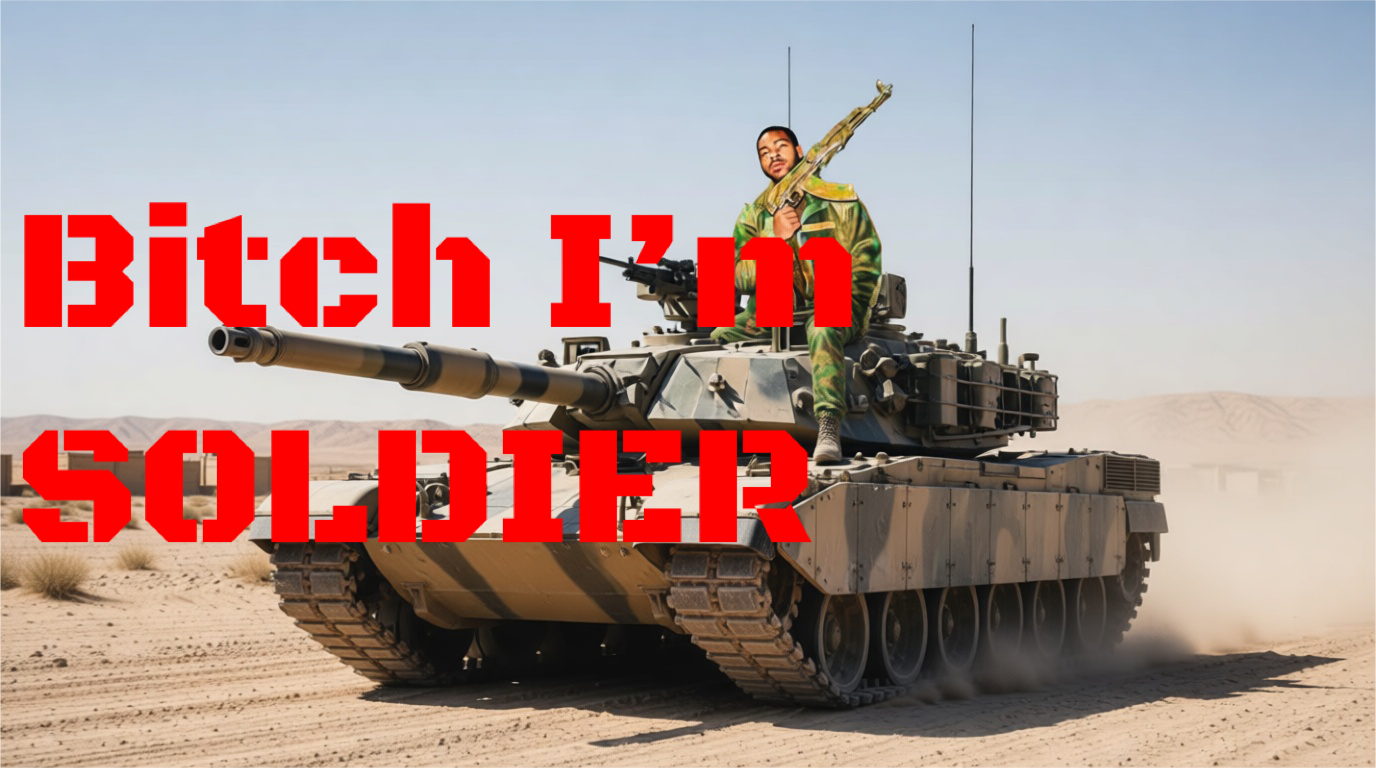 BITCH I’m A Soldier SOULS magazine Posters