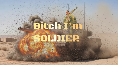 BITCH I’m A Soldier SOULS magazine Posters